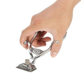 Telituny Hair Trimmer - Hair Removal Trimmer Cutter Hand Classic Clipper Barber Stainless Steel Manual Haircut Tool Telituny Hair Trimmer - Hair Removal Trimmer Cutter Hand Classic Clipper Barber Stainless Steel Manual Haircut Tool