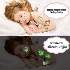Leesgel (Glow + Metallic Glitter) Temporary Tattoos for Kids Girls Boys, Unicorn Birthday Decorations Party Favors Party Supplies, Kids Temporary Tattoos Toy Tattoos stickers Leesgel (Glow + Metallic Glitter) Temporary Tattoos for Kids Girls Boys, Unicorn Birthday Decorations Party Favors Party Supplies, Kids Temporary Tattoos Toy Tattoos stickers