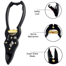 Toenail Clippers - Professional Podiatrist Toenail Clippers for Thick Nails for Seniors - Heavy Duty Nail Clippers Cutter Trimmer for Men Women Podiatry Tools Stainless Steel Toenail Scissors by Krisp