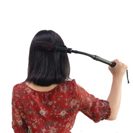 EASACE Razor Extension Shaver Handle with Adjustable Length for Leg, Body Shaver Handle Groomer, Hair Brush Handle for Wet or Dry Brushing, Multiple Functions Razor Shaver for Body(Black)