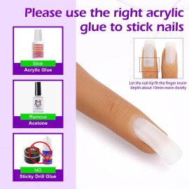 Silicone Nail Training Finger, Nail Practice Fingers for Acrylic Nails, Yokilly Flexible Nail Art Training Manicure Fingers to Practice, 1 Piece Silicone Nail Training Finger for Acrylic Nails Art DIY Silicone Nail Training Finger, Nail Practice Fingers for Acrylic Nails, Yokilly Flexible Nail Art Training Manicure Fingers to Practice, 1 Piece Silicone Nail Training Finger for Acrylic Nails Art DIY