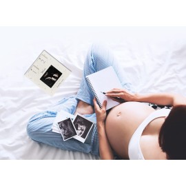 Sonogram Picture Frame | Countdown Weeks | Keepsake Baby Ultrasound Frame | Great Gift for Expecting Parents | Nursery Dcor | Best Baby Announcement | Love at First Sight (6.5 x 6 Inches)