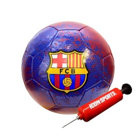 Icon Sports Barcelona PVC Soccer Ball Adult FCB54BL-N5 Solarized Blue 5