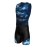 Sparx Mens Triathlon Suit Trisuit Race Skinsuit Cycling Speed Suit Italian Fabric Swimskin (Blue_Camo_S)