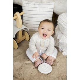 Reece Studio Baby Everyday Blue Clay Tin Kit, Newborn Handprint Or Footprint Makers, Baby Boy Handprint Impression Keepsake, Blue Clay