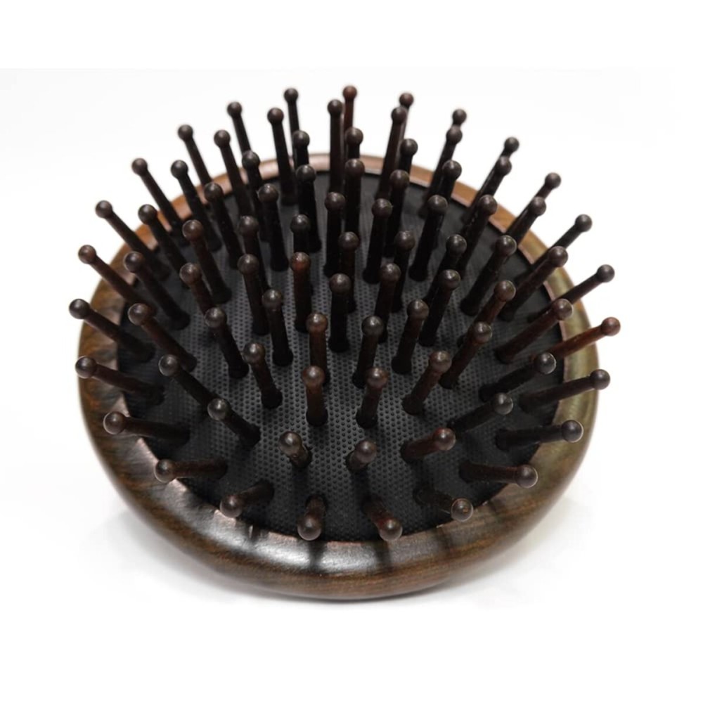 TAN MUJIANG Massage Hair Comb Hair Brush Round Shape (Round Shape Cushion Brush) TAN MUJIANG Massage Hair Comb Hair Brush Round Shape (Round Shape Cushion Brush)