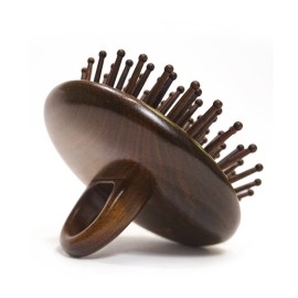TAN MUJIANG Massage Hair Comb Hair Brush Round Shape (Round Shape Cushion Brush) TAN MUJIANG Massage Hair Comb Hair Brush Round Shape (Round Shape Cushion Brush)