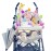 Caterbee Travel Arch Bassinet Toys for Baby Hanging on Stroller, Crib & Pram. Activity Toy bar for Baby Bouncer(Purle)