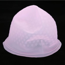 Hair Salon Silicone Gel , Professional Reusable Hair Coloring Highlighting Capwith Hook Frosting Coloring Professional Salon Silicone Hairdressing Tools()