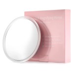 SANTOO 20X Magnifying Mirror with 3 Mounting Suction Cups Used for - Pluck Eyebrows - Tweezing - Blackhead Removal - See Details Clearly - Easy Mounting Makeup Mirror - 6 Inch Round