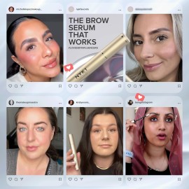 NYK1 CONCENTRATED Eyebrow Growth Serum For Thicker Brows (XL - 8ml) BrowForce Eyebrow Serum To Grow Brows Fuller Thicker Natural Eye Brow - Advanced Brow Growth Serums Formula For Eyebrows Regrowth NYK1 CONCENTRATED Eyebrow Growth Serum For Thicker Brows (XL - 8ml) BrowForce Eyebrow Serum To Grow Brows Fuller Thicker Natural Eye Brow - Advanced Brow Growth Serums Formula For Eyebrows Regrowth