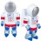 ArtCreativity Astronaut Inflates, Set of 2, Inflatable Astronaut Toys with Hanging Tag, Decorations for Outer Space Themed Party Decorations, 22 Inch Long Party Inflates, Fun Pretend Play Accessories