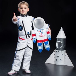 ArtCreativity Astronaut Inflates, Set of 2, Inflatable Astronaut Toys with Hanging Tag, Decorations for Outer Space Themed Party Decorations, 22 Inch Long Party Inflates, Fun Pretend Play Accessories