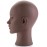 Hedume Afro American Mannequin Head with Clamp, Bald Manikin head, Mannequin Head for Wigs, Hat, Glasses Display