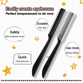 Miss Gorgeous Eyebrow Razor, Eyebrow Razor Shaper for Men and Women, Grooming Shavers (black)