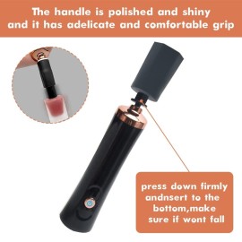 CALIDAKA Electric Beauty Eyelash Shaker, Portable Waterproof Automatic Eyelash Glue Decanter, Liquid Mixer Nail Gel Polish Shaking Machine, for Eyelash Extension Glue Nails Polish