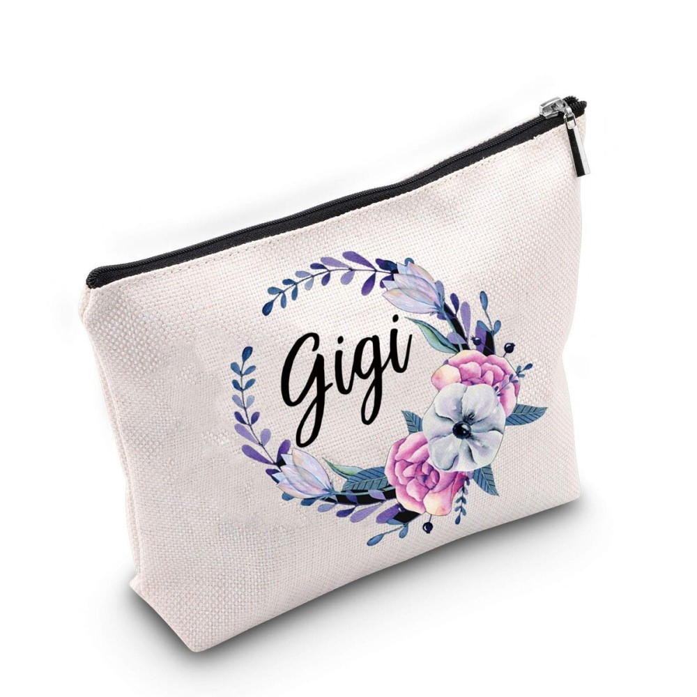 TSOTMO Gigi Makeup Bag Best Gigi Ever Gift Gigi Gifts for GrandmaGrandma Gifts from Granddaughter Grandson (Gigi)