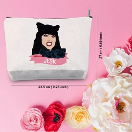 TSOTMO Movie Inspire Gift Women Makeup Bag TV Show Gift For Fans TV Show Merch Zipper Pouch