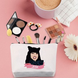TSOTMO Movie Inspire Gift Women Makeup Bag TV Show Gift For Fans TV Show Merch Zipper Pouch