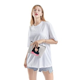 TSOTMO Movie Inspire Gift Women Makeup Bag TV Show Gift For Fans TV Show Merch Zipper Pouch