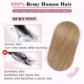 Rich Choices Clip in Short Hair Extensions 100% Real Remy Human Hair Invisible Mini HairPieces for Thinning Women and Men 8 Inch blonde Rich Choices Clip in Short Hair Extensions 100% Real Remy Human Hair Invisible Mini HairPieces for Thinning Women and Men 8 Inch blonde