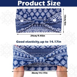 6 Pieces Nursing Headbands with Buttons for Nurses Doctor Women Boho Bandana Headbands Wide Stretch Head Wraps Elastic Hair Bands for Face Covering Holder Ear Protection (Colorful Pattern) 6 Pieces Nursing Headbands with Buttons for Nurses Doctor Women Boho Bandana Headbands Wide Stretch Head Wraps Elastic Hair Bands for Face Covering Holder Ear Protection (Colorful Pattern)