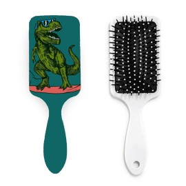 Dinosaur Cute Boys Anti-Static Toddler Comb Hair Brush with Air Cushion Detangler for Adults & Kids