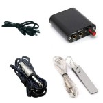 Mini Power Supply Kit Clip Cord Steel Foot Pedal for Makeup Tattoo Accessory