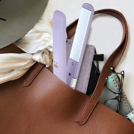 Mini Dual Purpose Curling Iron, Mini Flat Iron, Hair Straightener, Mini Curling Iron Mini Straightener Flat Iron 2 in 1 Ceramic Flat Iron Tourmaline Plate Curler Beauty Heating