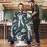 visesunny Barber Cape Astronaut Universe Galaxy Man Dancing Dab Polyester Hair Cutting Salon Cape Apron Anti-Static Haircut Water-Resistant Shaving Cloth Beard Shaving Bib Hairdressing Cape