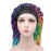 AFPANQZ Tie Dye Rainbow Long Satin Sleep Cap Silky Bonnets Women Girl Long Hair Beanie Turbans for Sleeping Night Hair Net Wide Elastic Band Double Layer Hair Cover Dreadlocks Curly Hair Colored