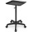 FLOLXNB Salon Tray Cart Premium Aluminum Tattoo Tray Rolling Trolley Adjustable Height Storage Utility Cart for Clinic Spa Rolling Tray (Black)