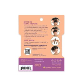 Velvet Oversized Adjustable Scrunchies for Thick, Natural Hair (2-pack) | No Slip, No Damage, Jumbo Womens Afro Puff Scrunchie Designed for Curly Black Womens Hair (Cheetah)