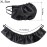 MIKIMIQI Men Beard Bandana, 3 Pack XL Size Men Beard Bib Black Beard Covers Soft and Silky Satin Facial Hair Apron Guard Bonnet Rag Man Bedtime Bib Beard Cap, Oversize for Big Long Beard