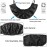 MIKIMIQI Men Beard Bandana, 3 Pack XL Size Men Beard Bib Black Beard Covers Soft and Silky Satin Facial Hair Apron Guard Bonnet Rag Man Bedtime Bib Beard Cap, Oversize for Big Long Beard