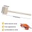18 Pieces Mini Wooden Hammers Gavel Toy for Kids, Natural Wood Crab Lobster Seafood Mallets