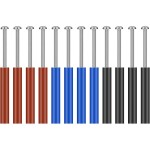 24kmagic 24pcs electrical outlet spacers for tile backsplash, three colors outlet box extender kit, Include 12 pcs insulation screws tube and 12 pcs Long Electrical Outlet Screws. (Lightweight)