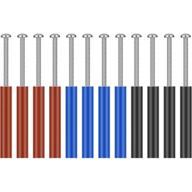 24kmagic 24pcs electrical outlet spacers for tile backsplash, three colors outlet box extender kit, Include 12 pcs insulation screws tube and 12 pcs Long Electrical Outlet Screws. (Lightweight)