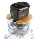 FitSand Bamboo Shaver Rinse Stand Compatible with Skull Shaver Pitbull Gold PRO Head and Face Shaver