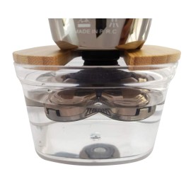 FitSand Bamboo Shaver Rinse Stand Compatible with Skull Shaver Pitbull Gold PRO Head and Face Shaver