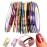 Tvoip 64 Rolls 32 Colors Nail Striping Tape Line 2 Pieces Nail Tape Dispensers Free Tape Roller Dispenser Striping Tape Line Nail Art Decoration Stickers Nail Art Decoration Sticker DIY Nail Tip