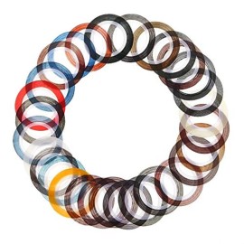 Tvoip 64 Rolls 32 Colors Nail Striping Tape Line 2 Pieces Nail Tape Dispensers Free Tape Roller Dispenser Striping Tape Line Nail Art Decoration Stickers Nail Art Decoration Sticker DIY Nail Tip