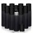 Your Oil Tools 10 Pack Essential Oil Roller Bottles, 10ml Empty Black Frosted Glass Roll-on with Leak Guard Stainless Steel Roller Balls & Black Caps for oils and perfume
