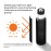 Your Oil Tools 10 Pack Essential Oil Roller Bottles, 10ml Empty Black Frosted Glass Roll-on with Leak Guard Stainless Steel Roller Balls & Black Caps for oils and perfume