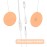 Baby Bump Headphones Marvelous Edition, Plays and Shares Music, Sound and Voices to The Womb, Prenatal Speaker, Including bebon Tunes APP (Peach)
