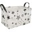 KUNRO Rectangle Toy Bin Waterproof storage organizer for Nursery Hamper Home decor Closet Kids Bedroom Laundry Baby Gift Shelf Baskets(Star)