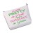 JXGZSO I Look Pretty in Pink And Gorgeous in Green Make Up Bag Graduation Gift For Sorority Sister (Pretty in Pink White)