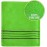 Hangil Exfoliating Towel Bath Washcloth 5 Pcs (Green-3 Red-2)