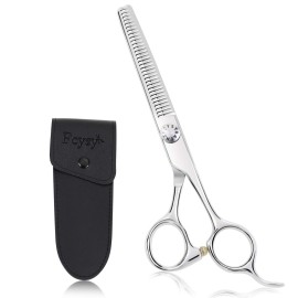 Thinning Shears, Fcysy 6 Professional Sharp Hair Thinning Scissors, 440c Stainless Steel Barber Texturizing Shears, Salon Haircut Blending Shears for Cutting Hair for Man Woman Kids