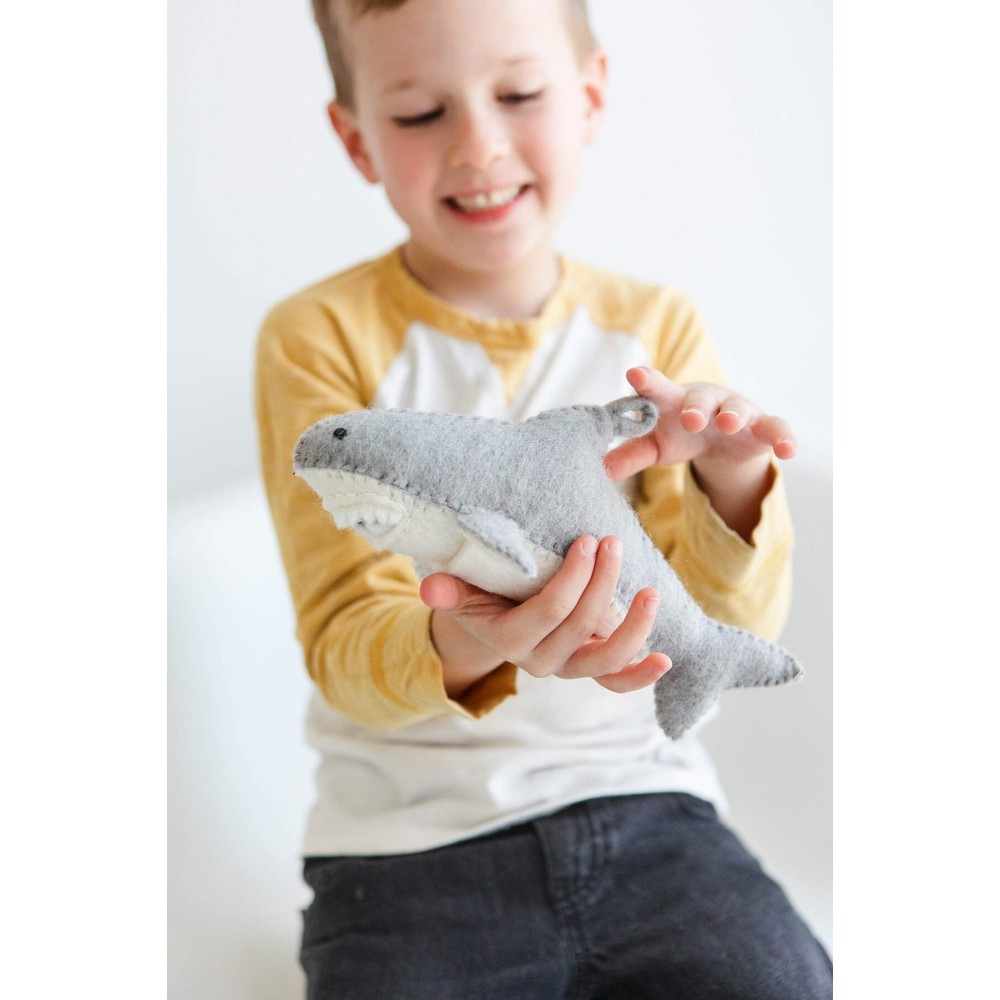 Nivas Handmade Shark Tooth Fairy Pillow/Shark Theme Nursery/Toddler Shark/Tooth Fairy Pillow for Boys/Tooth Fairy Monster